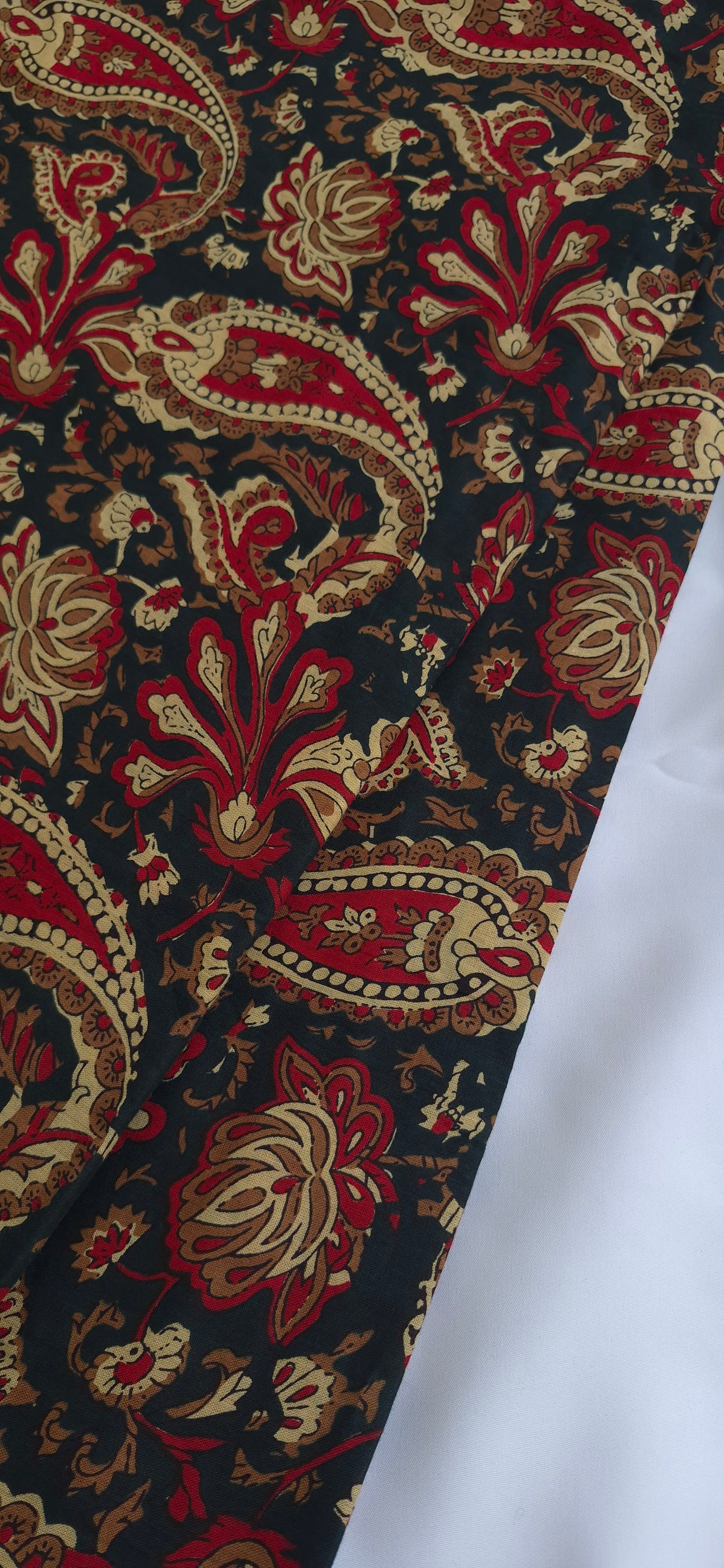 Cotton Kalamkari Long Straight Kurti
