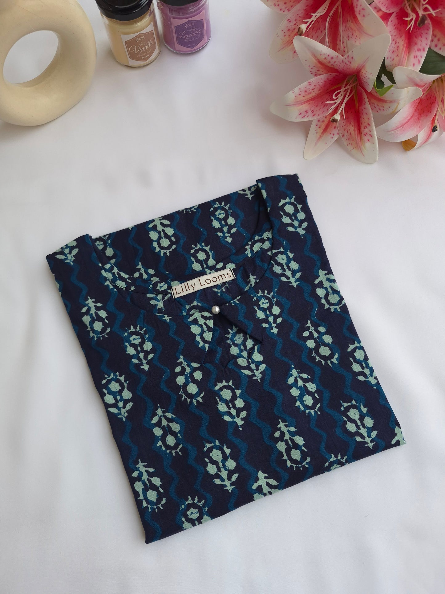 Asymmetrical Cotton Short Kurti