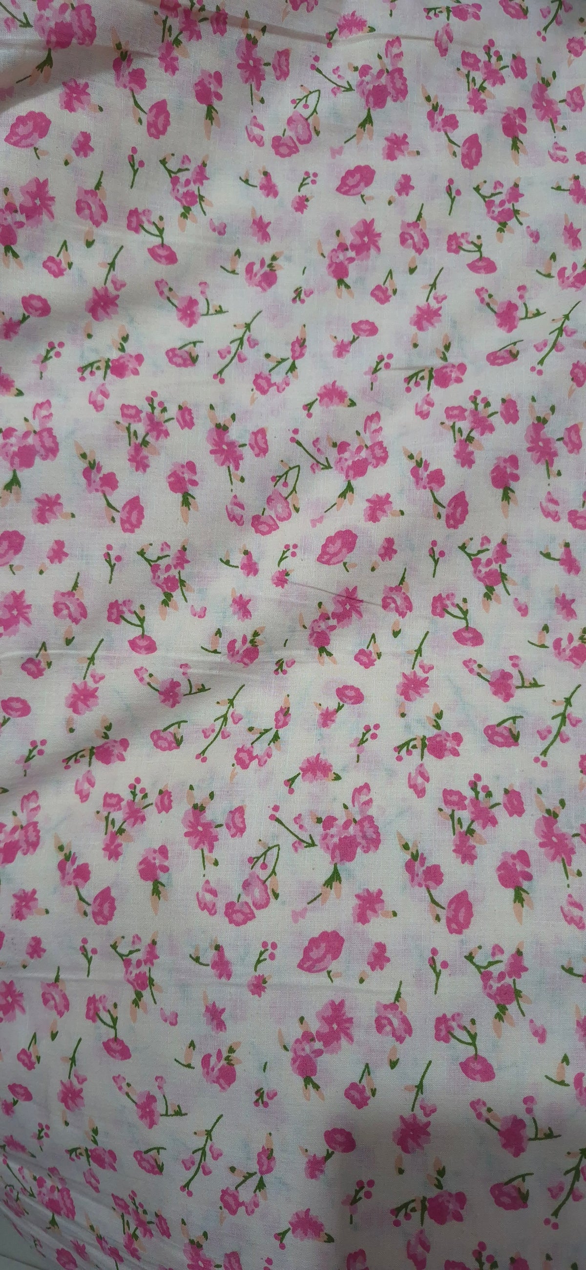 Tie-Up Pink Blossom Soft Cotton Short Kurti