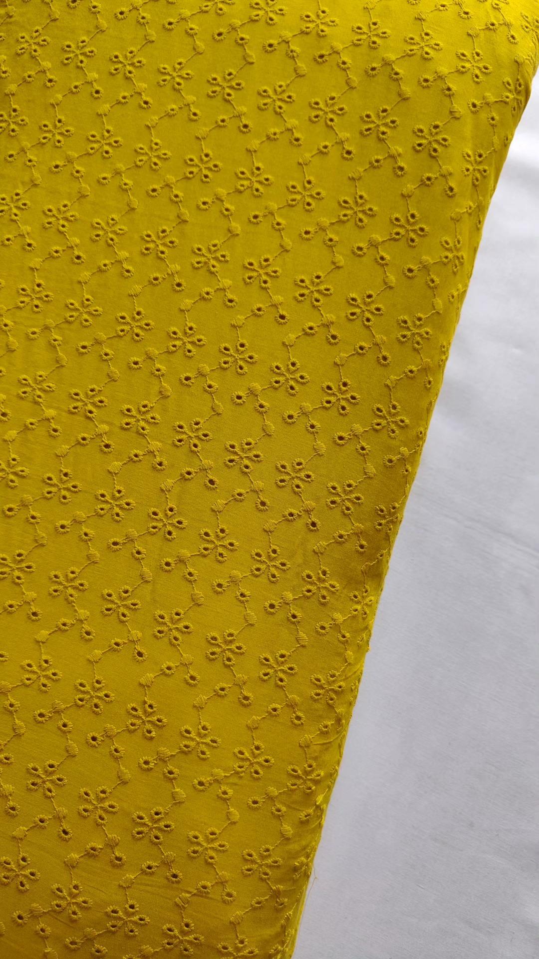 Mustard Cotton Hakoba Long Straight Kurti