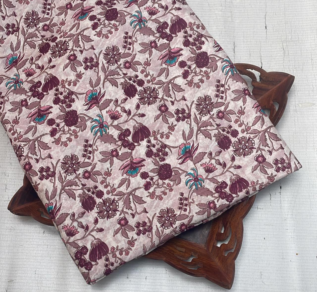 Pink Floral Cotton Co-ord Set