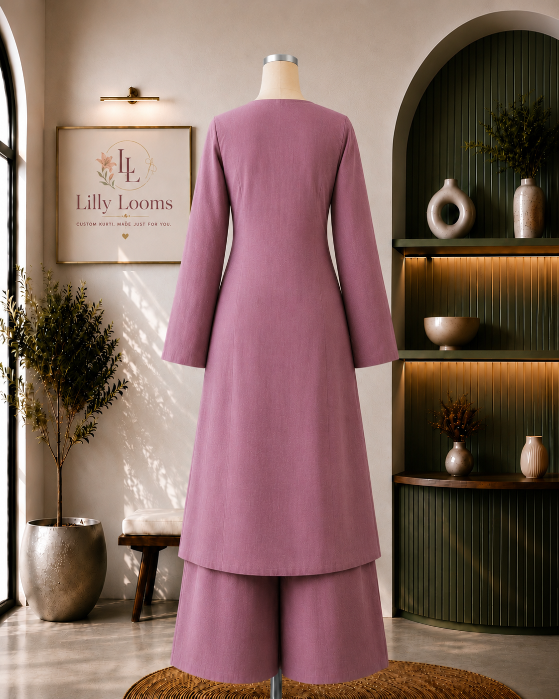 Blush Pink Cotton Co-ord Set
