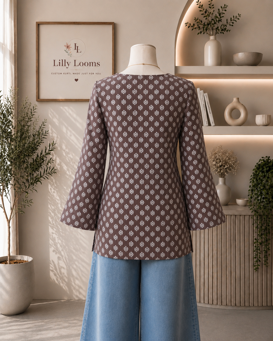 Cotton Kantha Short Kurti